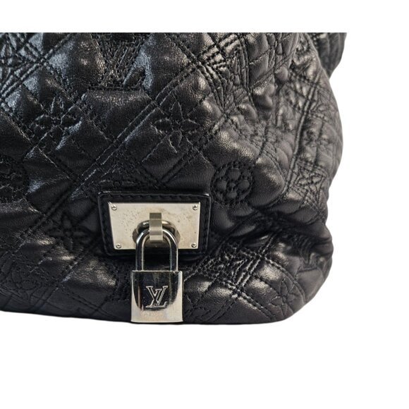 LOUIS VUITTON Antheia GM Lilia Tote Bag Monogram Quilted Leather LV Silver Lock - Picture 16 of 16